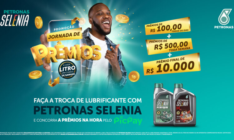 Promoção PETRONAS Selenia sorteará prêmios de até R$ 10 mil