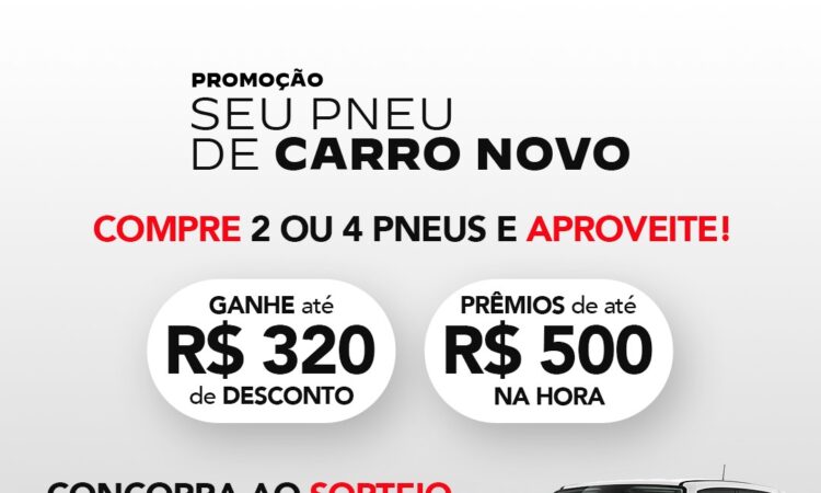 Bridgestone lança promoção de pneus