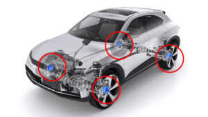 NTN desenvolve rolamentos de rodas de baixa fricção para EVs e HEVs