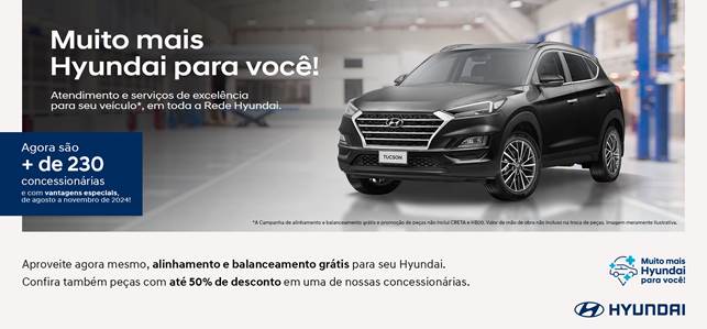 yundai anuncia campanha de peças e serviços com descontos especiais e inspeção veicular gratuita