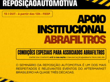 Seminário da Reposição Automotiva terá apoio da Abrafiltros