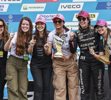 Bia Figueiredo, apoiada pela Monroe, é a primeira mulher campeã da Copa Truck