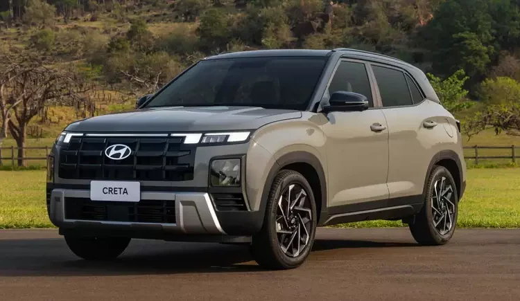 Hyundai CRETA é o veículo mais vendido do varejo brasileiro pelo segundo ano consecutivo