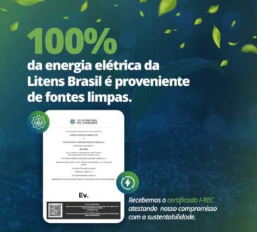 Litens Brasil reforça compromisso com a sustentabilidade e conquista certificação por uso de energia renovável