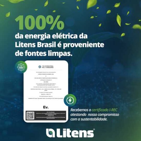 Litens Brasil reforça compromisso com a sustentabilidade e conquista certificação por uso de energia renovável