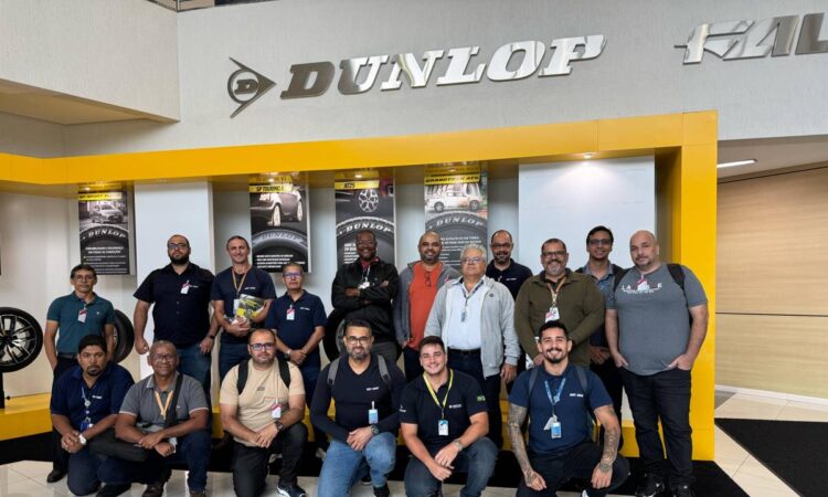 Iniciativa inclui treinamento técnico exclusivo sobre pneus de carga com conteúdo desenvolvido pela equipe da Dunlop no Brasil