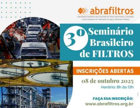 Abrafiltros divulga programação do 3º Seminário Brasileiro de Filtros