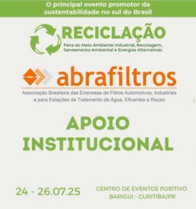 Abrafiltros apoia e apresenta palestra na 12ª edição da RECICLAÇÃO em Curitiba
