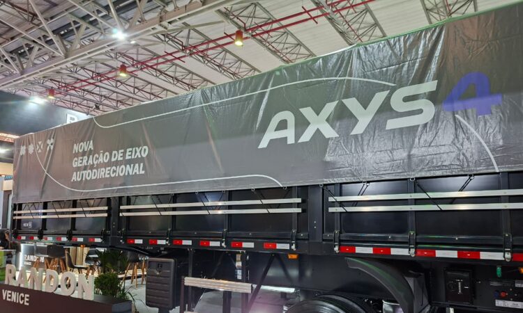 Novo eixo autodirecional da Suspensys é destaque na TranspoSul