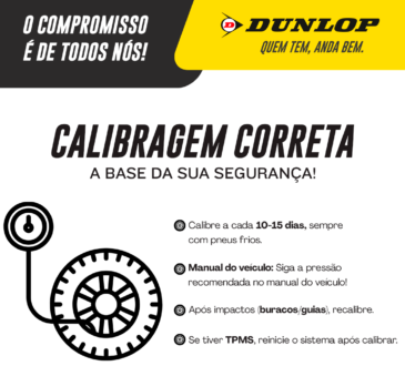 Dunlop Pneus reforça cuidados com a segurança na Semana Nacional do Trânsito