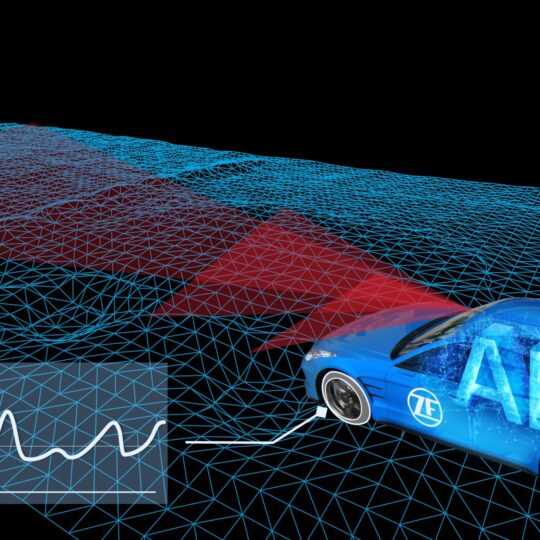 ZF traz o chassi para a era digital: estreia no CES do Leitura Inteligente da Via por IA e da Redução Ativa de Ruído